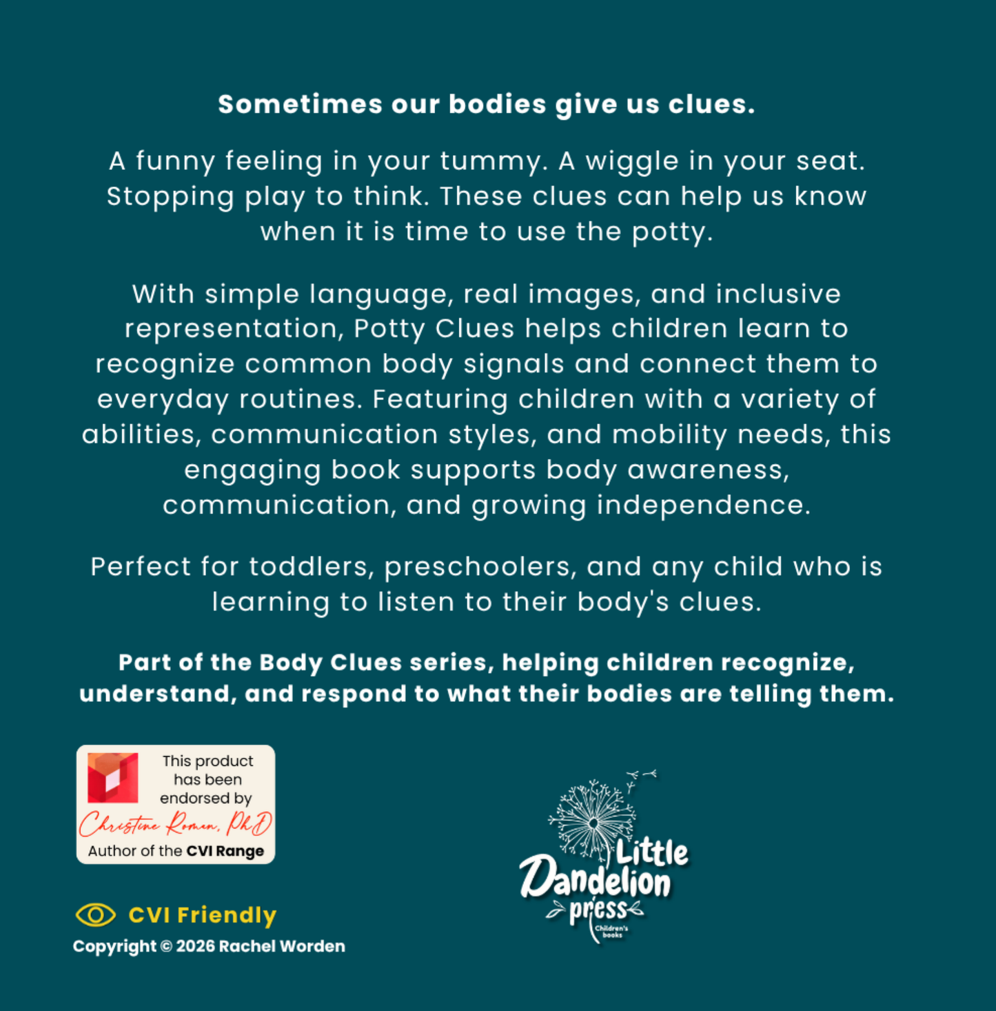 Potty Clues: A Body Awareness Book