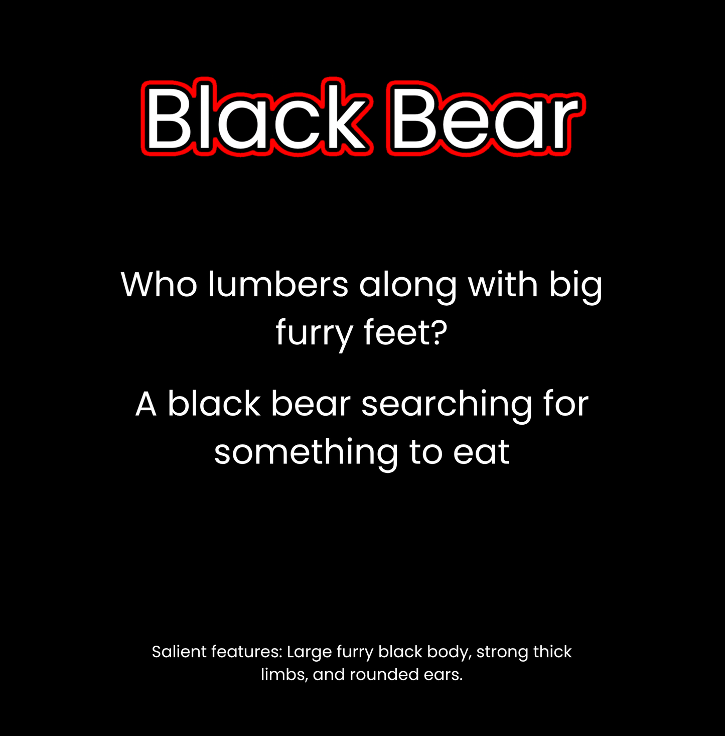 What Lives in the Woodlands