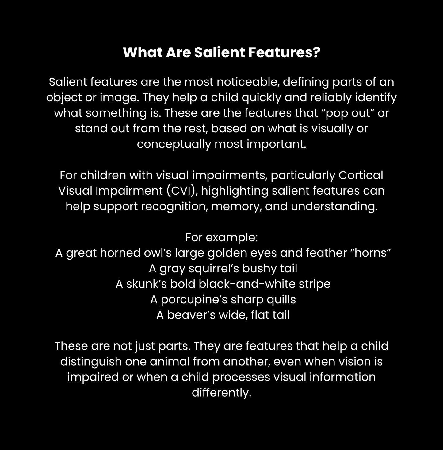 What Lives in the Woodlands