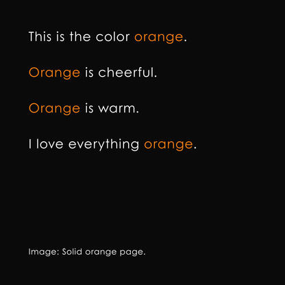 Everything Orange