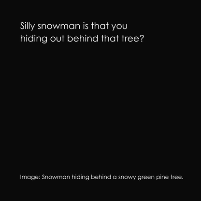Hide & Seek Silly Snowman