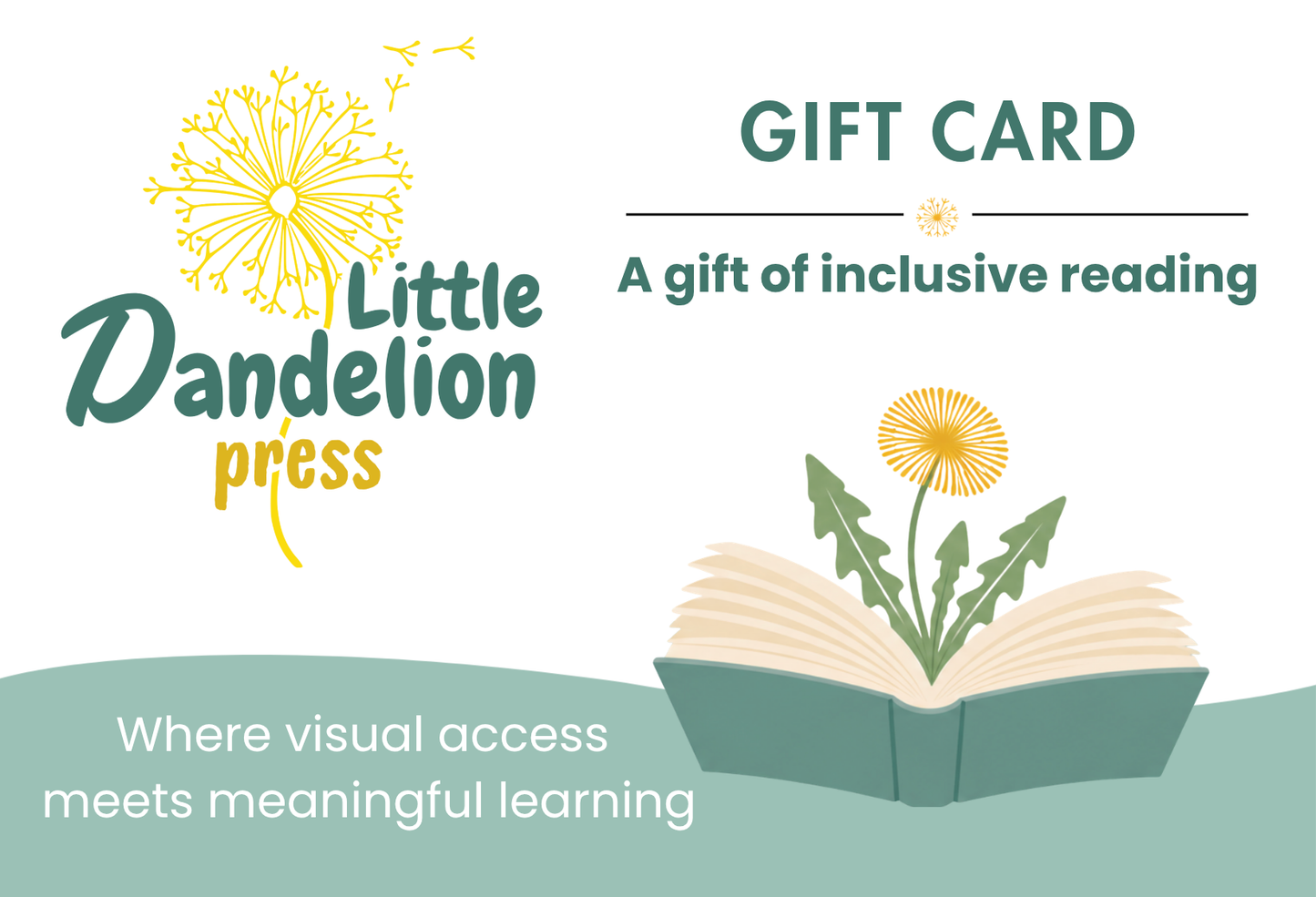 Little Dandelion Press Gift Card